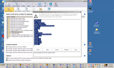 AllDup Crash unable to focus Error Report window.png